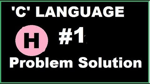 C Language problem solution | Playing With Characters