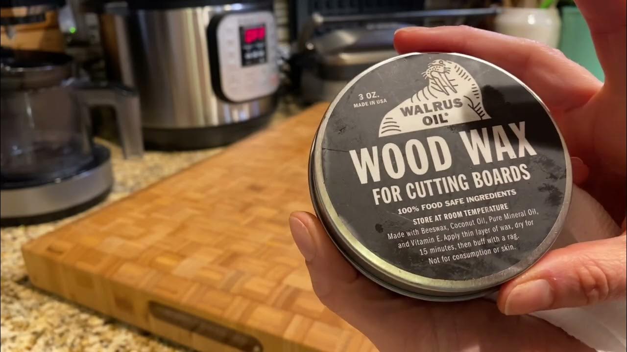 How to use the WALRUS OIL Wood Wax YouTube
