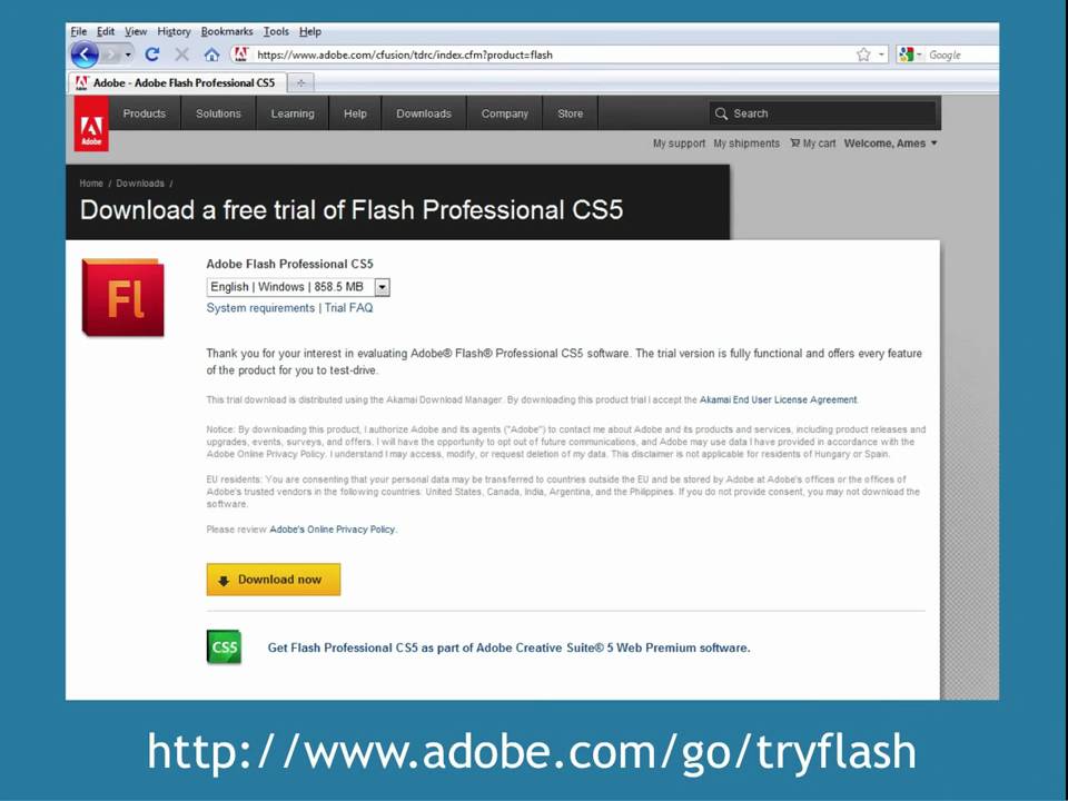 adobe flash professional cs5 download free trial