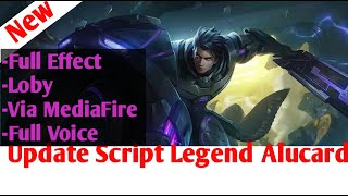 Update Script Alucard Legend Obsidian Blade Full Effect Lobby Voice 100 work