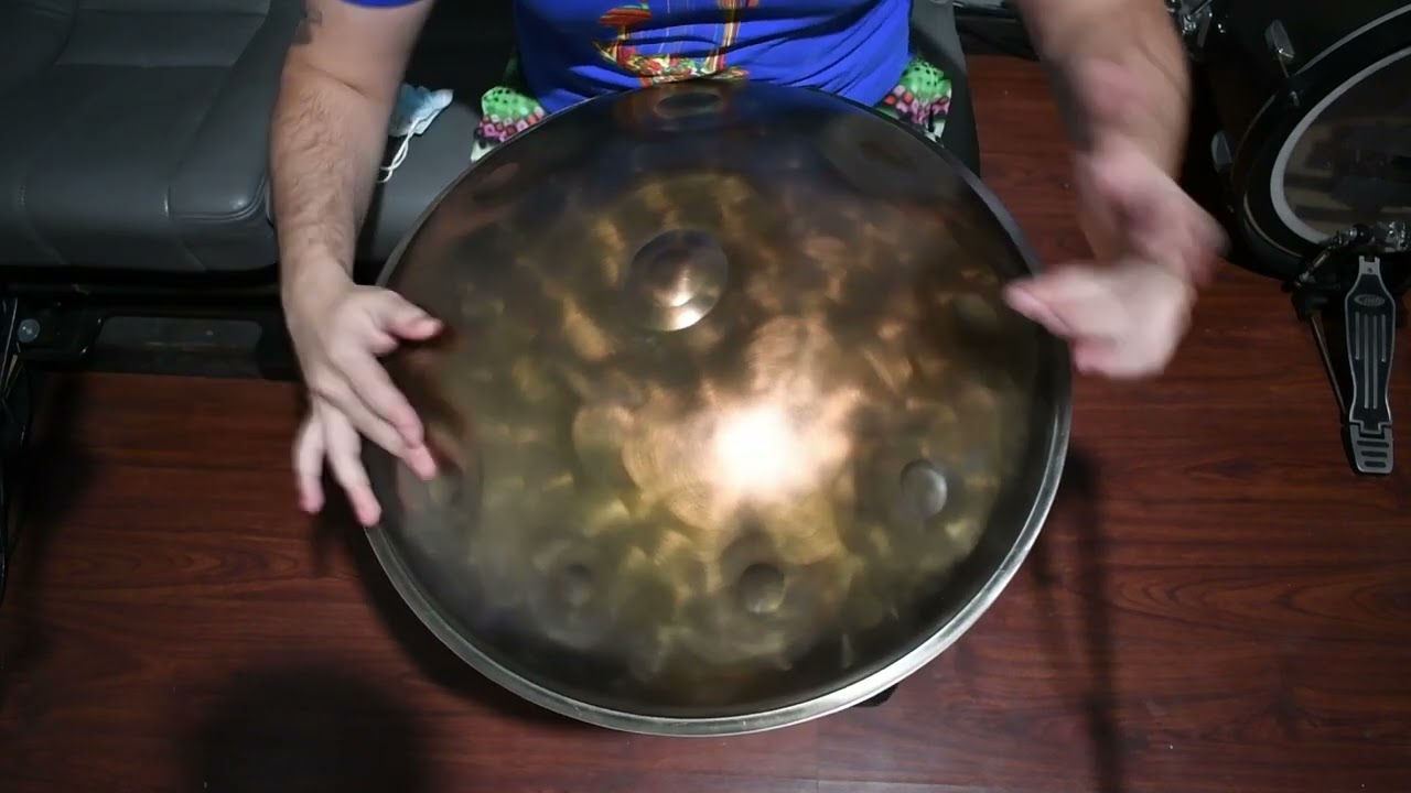 Hamsa Handpans - F# Celtic Voyage 10 *EMBER steel*