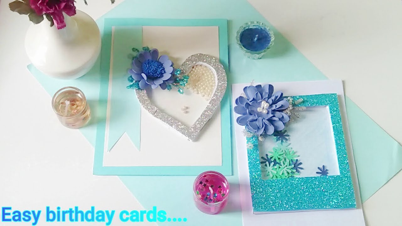 DIY 3D POP UP/Glitter sheet card /foam sheet card...... YouTube