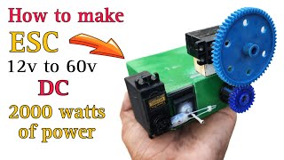 how to make high power ESC (2000watt) power