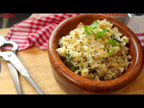 Sick of eggs on Keto? Try this vegetarian Keto Upma for breakfast
