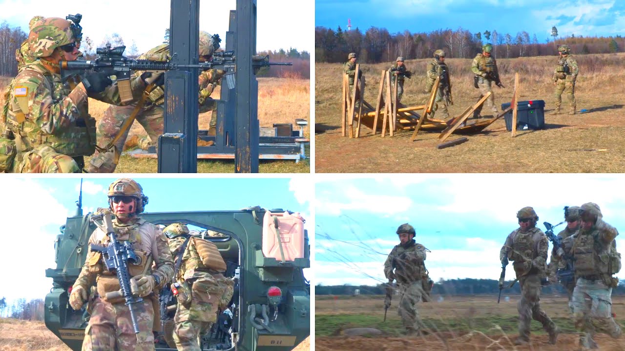 Bravo Company, 1st Battalion, 185th Infantry Regiment conducts Stress Shooting exercise at enhanced
