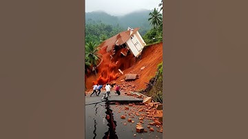 Multi-Storey Building Collapses as Landslide Strikes!
