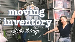 I MOVED ALL MY RESELLING INVENTORY TO A STORAGE UNIT