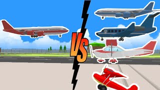 Dude Theft Wars // The Red Airplane VS Airplanes Racing screenshot 4