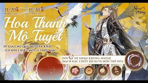 🎥❄️ Hoa Thanh Mộ Tuyết · SP Quý Nguyên Khải PV Ra Mắt ❄️🎥