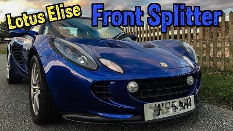 Lotus Elise - Front Splitter Install