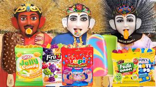 ONDEL ONDEL BETAWI MAKAN SEMUA PERMEN DAN ES KRIM, KELUAR ALIEN JOGET LUCU, ONDEL ONDEL KETAWA