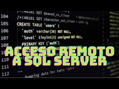 Configurar acceso remoto a SQL Server