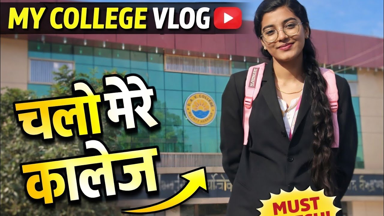 D.A.V college muzaffarnagar full vlog ☺️💗