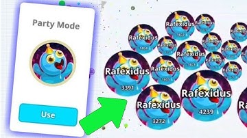 RAFEXIDUS UNLOCKING NEW SECRET AGARIO SKIN! SOLO TAKEOVERS