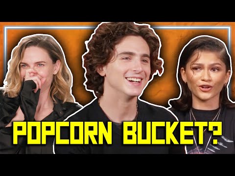 DUNE 2 Cast Interviews Get Spicy | Timothée Chalamet, Zendaya, Florence Pugh, Austin Butler & More