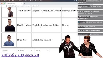 HTML BASICS - CS50 on Twitch, EP. 26