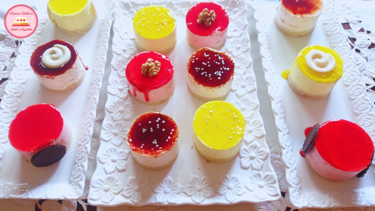 ميني حلويات باردة سهلة و لذيذة🥰 😋 Mini gâteaux glacés
