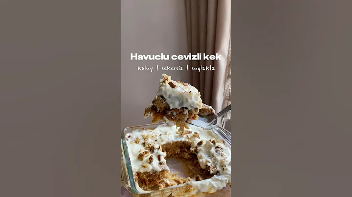 Yulaflı Havuçlu Cevizli Kek Tarifi