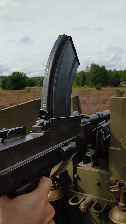Bren gun firing from the Universal Carrier