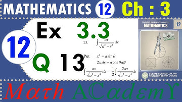 Math 12 ✅ Ex 3.3 Q 13 | 2nd year math | Exercise 3.3 Question 13 Chapter 3 class 12 Math