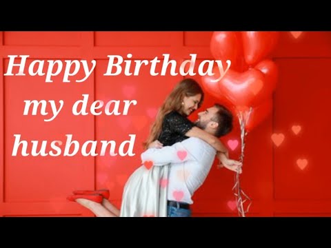 Happy Birthday status for husband with lovely message /birthday wishes ...