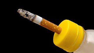 : Plastic Bottle and Cigarette ! Every House Needs This But No One Does it!great idea