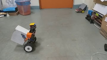 V2T2A Jan 2020: Mini two-wheels self-balancing robot with humanoid upper body