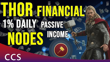 💎 Thor Financial 💎 Earn 1% Daily with Nodes - I Show my Earnings and calculations. Node as a service