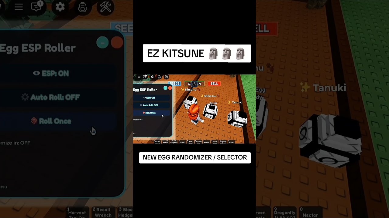 INSANE Egg Randomizer Selector In Grow A Garden Growagarden Fyp Trending Roblox