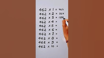 Write the Table of 462 in 18 second only..#maths #mathshack #mathstricks ‎@study_care0 
