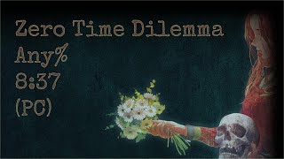 Zero Time Dilemma [Any%] Speedrun 8:37 (PC)