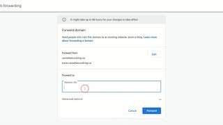 Google Domain Forwarding - Free Plan