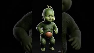 Baby Avocado's Loud Fart &amp; Cute Reaction | Funny Fruit ASMR 🥑💨 #shorts | Viral Shorts.