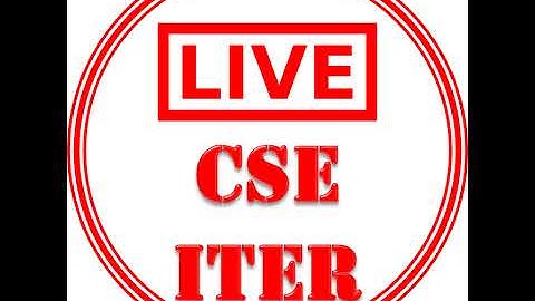 CSE (ITER), SOA UNIVERSITY,  Webinar Jul 31