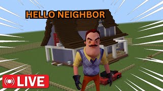 Hello Neighbor in Minecraft! | Act 1 role play | ft: The Ender Guy | Live