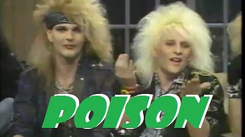 POISON interview on joan rivers show 1987