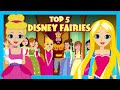 Top 5 Disney Fairies | Fairy Tales For Kids| Fairy Tales In English | Tia & Tofu Storytelling