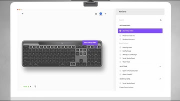 How to customize the video conferencing keys of the Signature Slim Solar+ with the Logi Options+ App