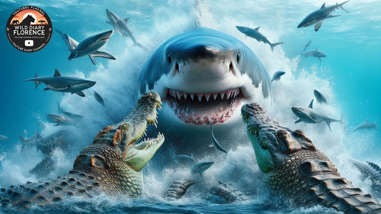 Great White Shark vs. Saltwater Crocodile: A Thrilling Showdown of Apex ...