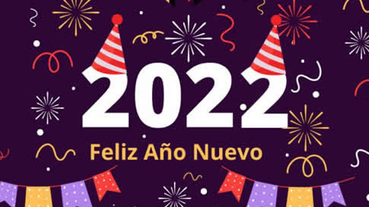 Tarjetas de año nuevo 2022 para editar gratis