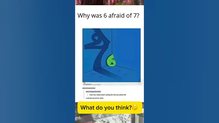 Why Was 6 Afraid of 7? 🤔😂