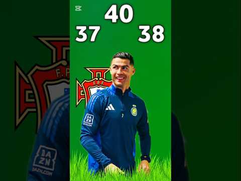 كم عمر الأسطورة كريستيانو رونالدو كرة القدم كرة قدم