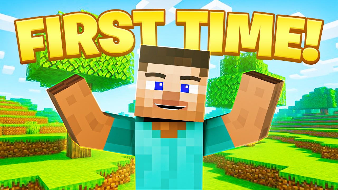 I Played MINECRAFT for the FIRST TIME… I Was NOT Ready - YouTube