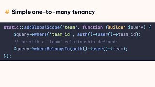 Simple Multi-Tenancy in Filament: TWO Ways