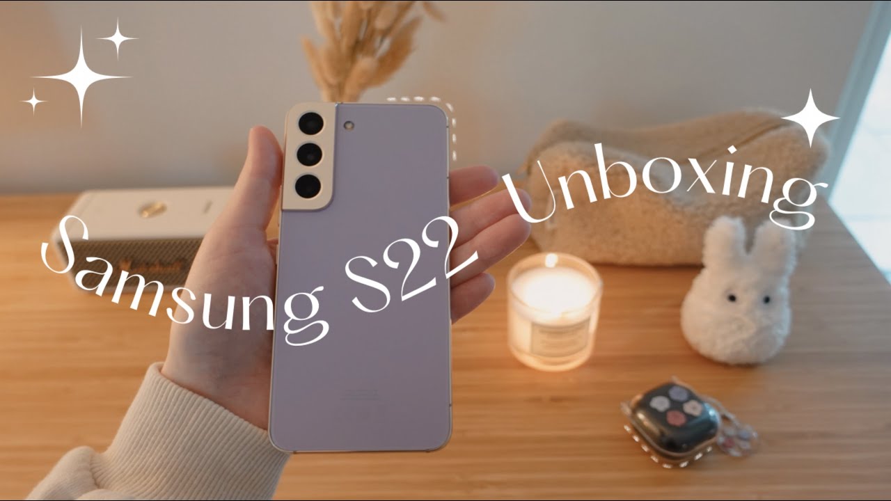 Samsung S22 violet & Galaxy Buds Pro Unboxing ? || 256 gb 