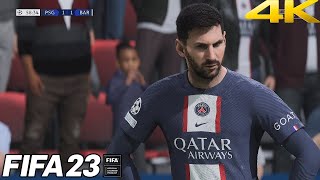 FIFA 23 - PSG vs. FC Barcelona Champions League Gameplay 4K PS5