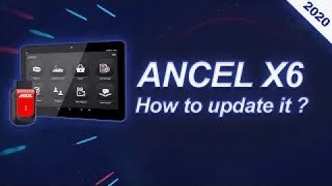 🔥 How to update Ancel X6 OBD2 Scanner   2020|ANCEL