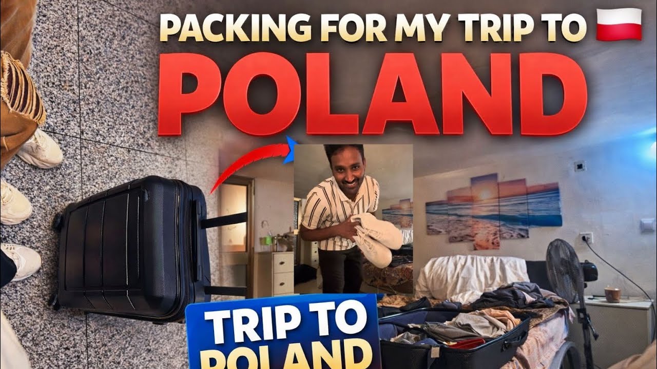 Packing for Poland 🇵🇱 | Traveling from Malta to Poland | Complete Preparation
