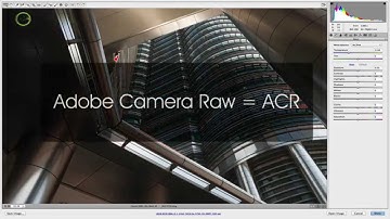 Adobe Camera Raw Introduction - Course Outline