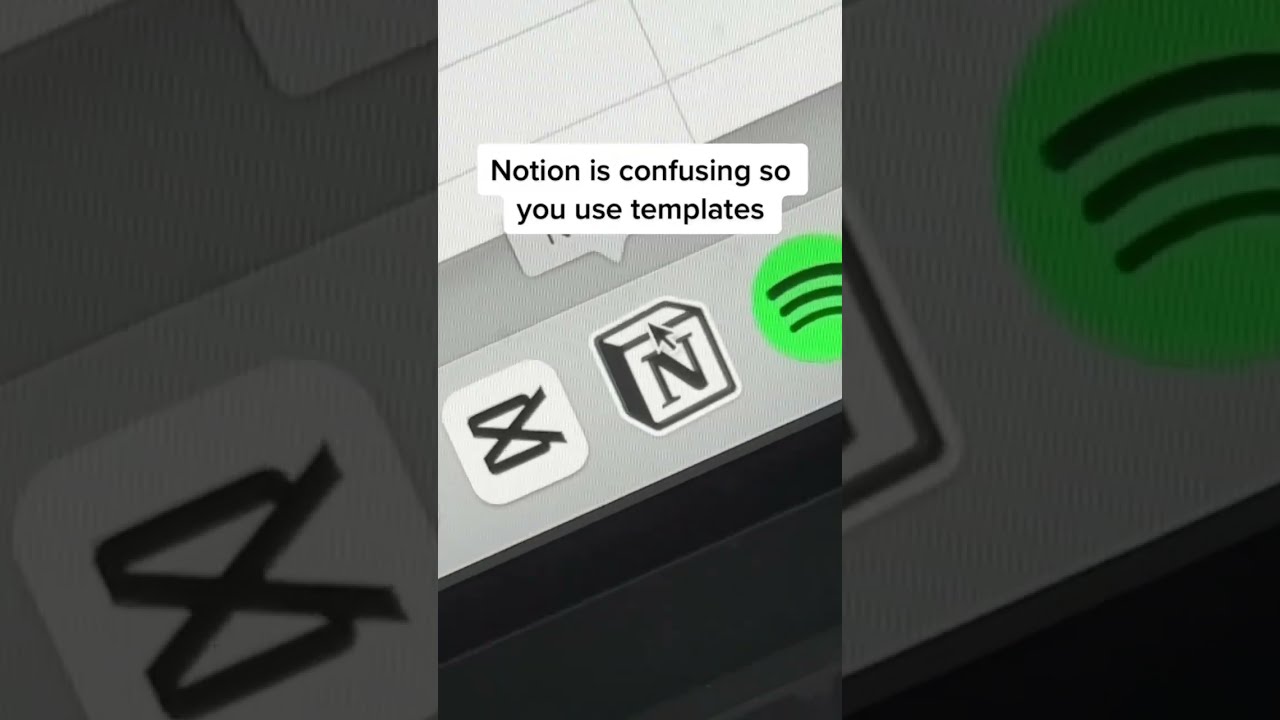 Notion Too Confusing Try Templates Notiontemplate Productivity
